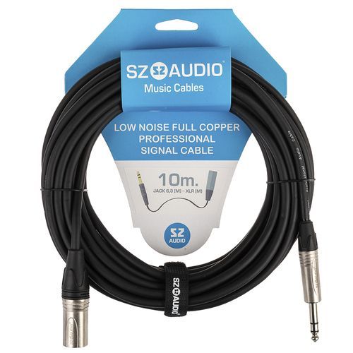 SZ-Audio Аудиокабель, 10 м, черный