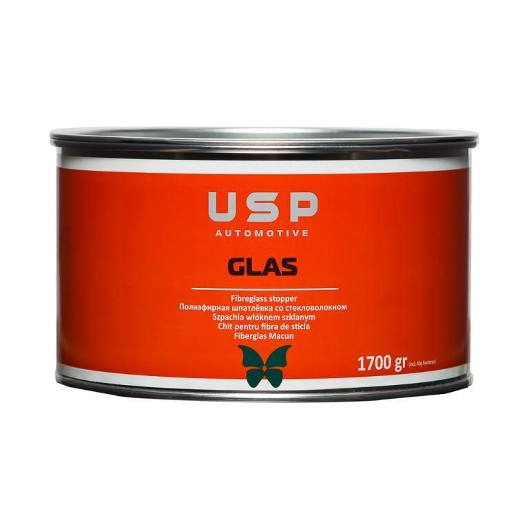 Шпатлевка со стекловолокном USP Glass 1.7кг.