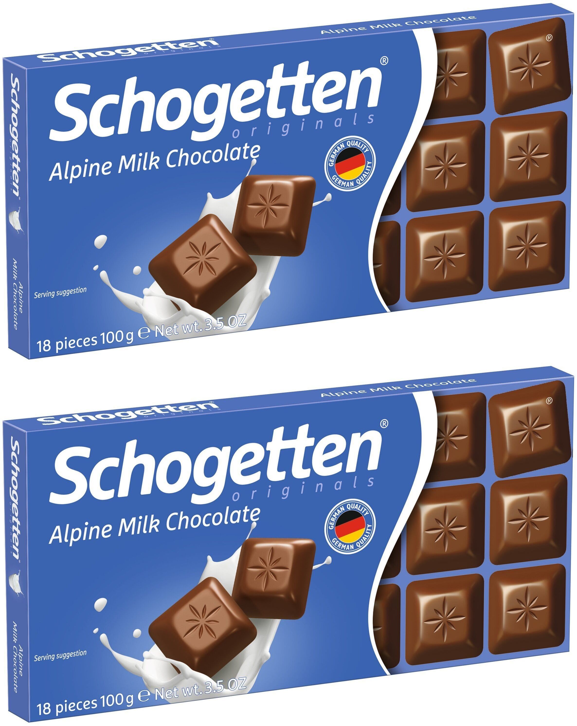 Шоколад Schogetten Alpine Milk Chocolate 100g