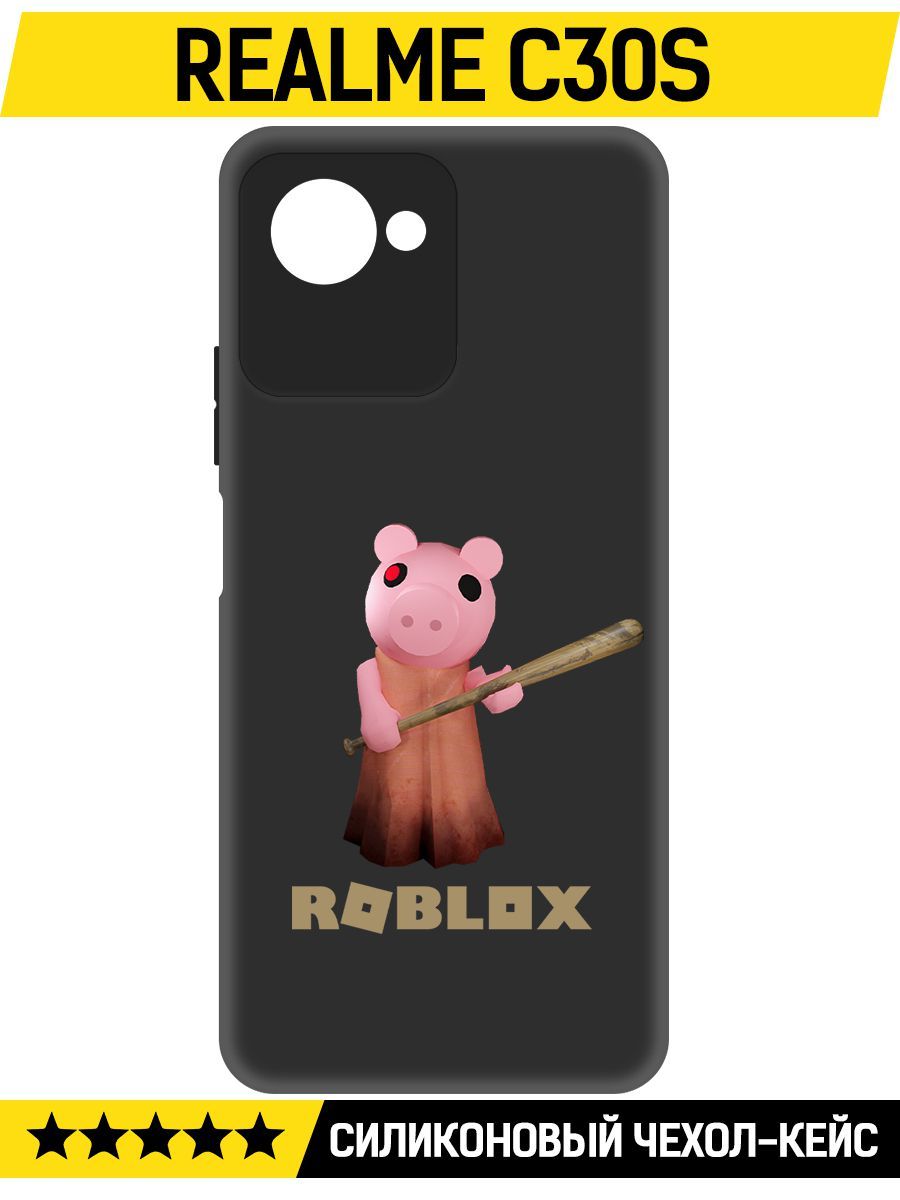 Чехол-накладка Soft Case Roblox - Пигги для Realme C30s черный - купить с  доставкой по выгодным ценам в интернет-магазине OZON (943099593)