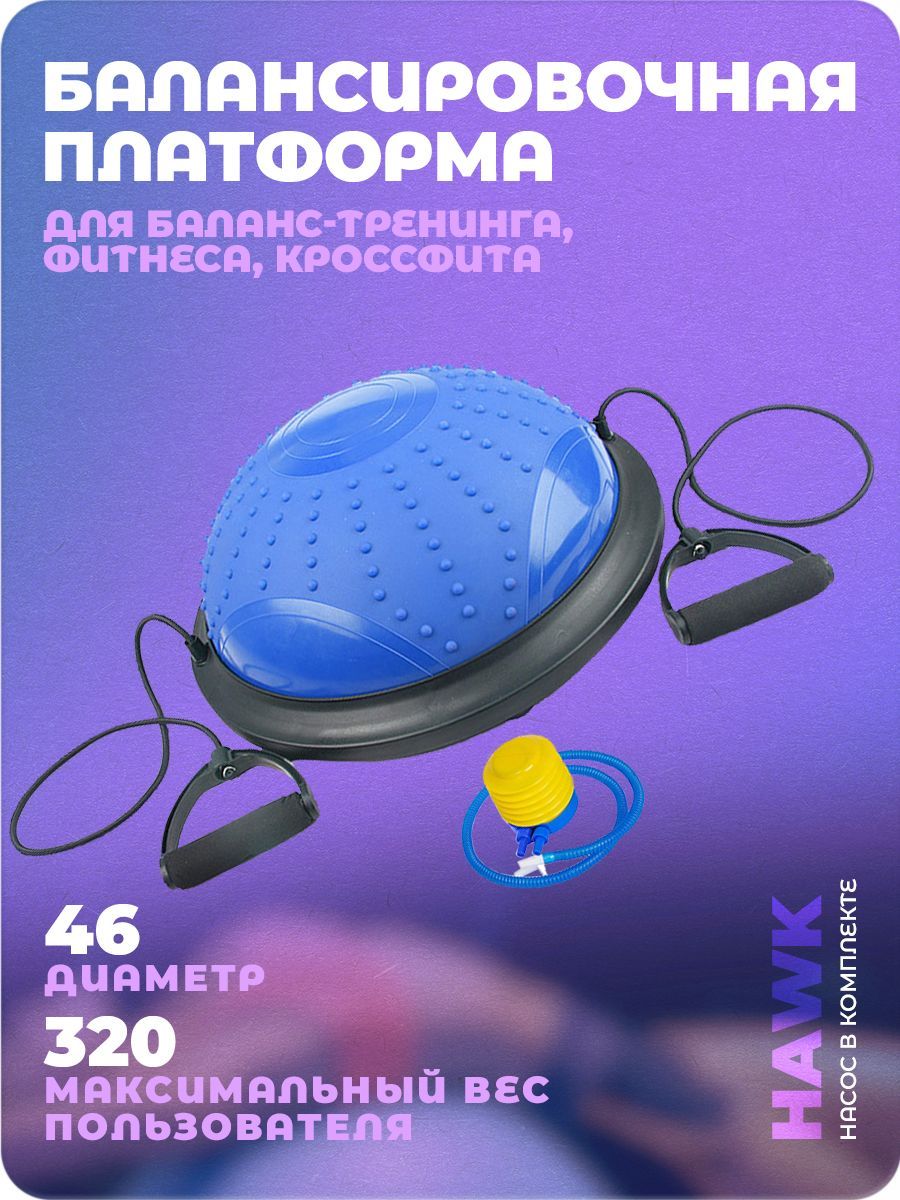 Полусфера Bosu bosu011 синий