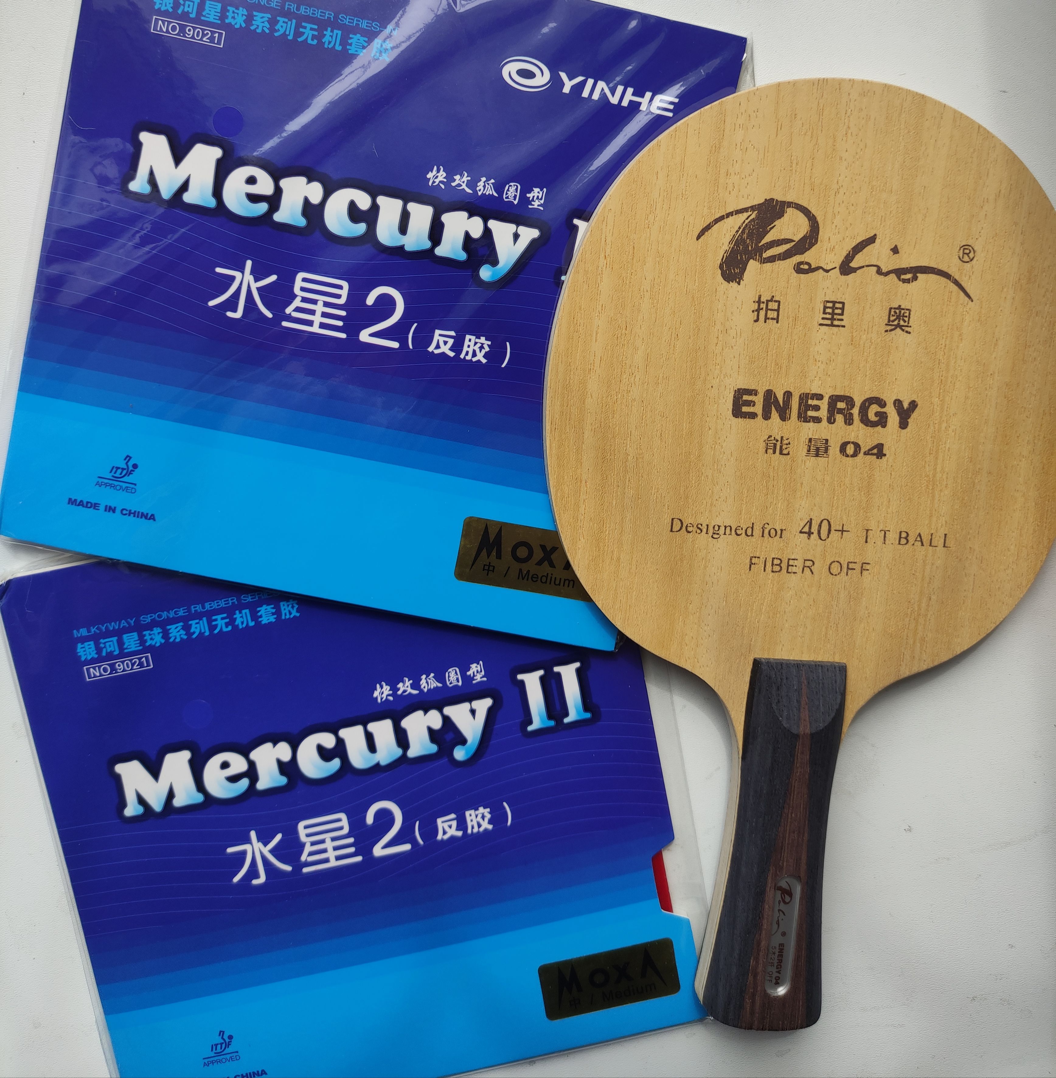 Ракетка для настольного тенниса РУЧНАЯ СБОРКА! Palio energy 04 + Yinhe  mecrury 2 - купить с доставкой по выгодным ценам в интернет-магазине OZON  (988591436)