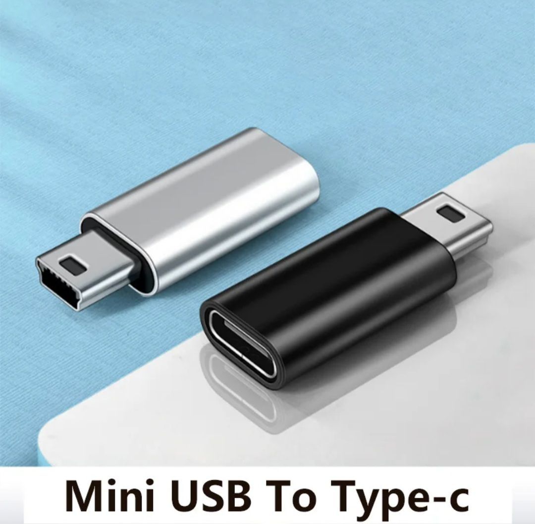 Переходник(коннектор)сTypeCМаманаMiniUSB2.0папа;дляGoPro,MP3-плееров,видеорегистраторов