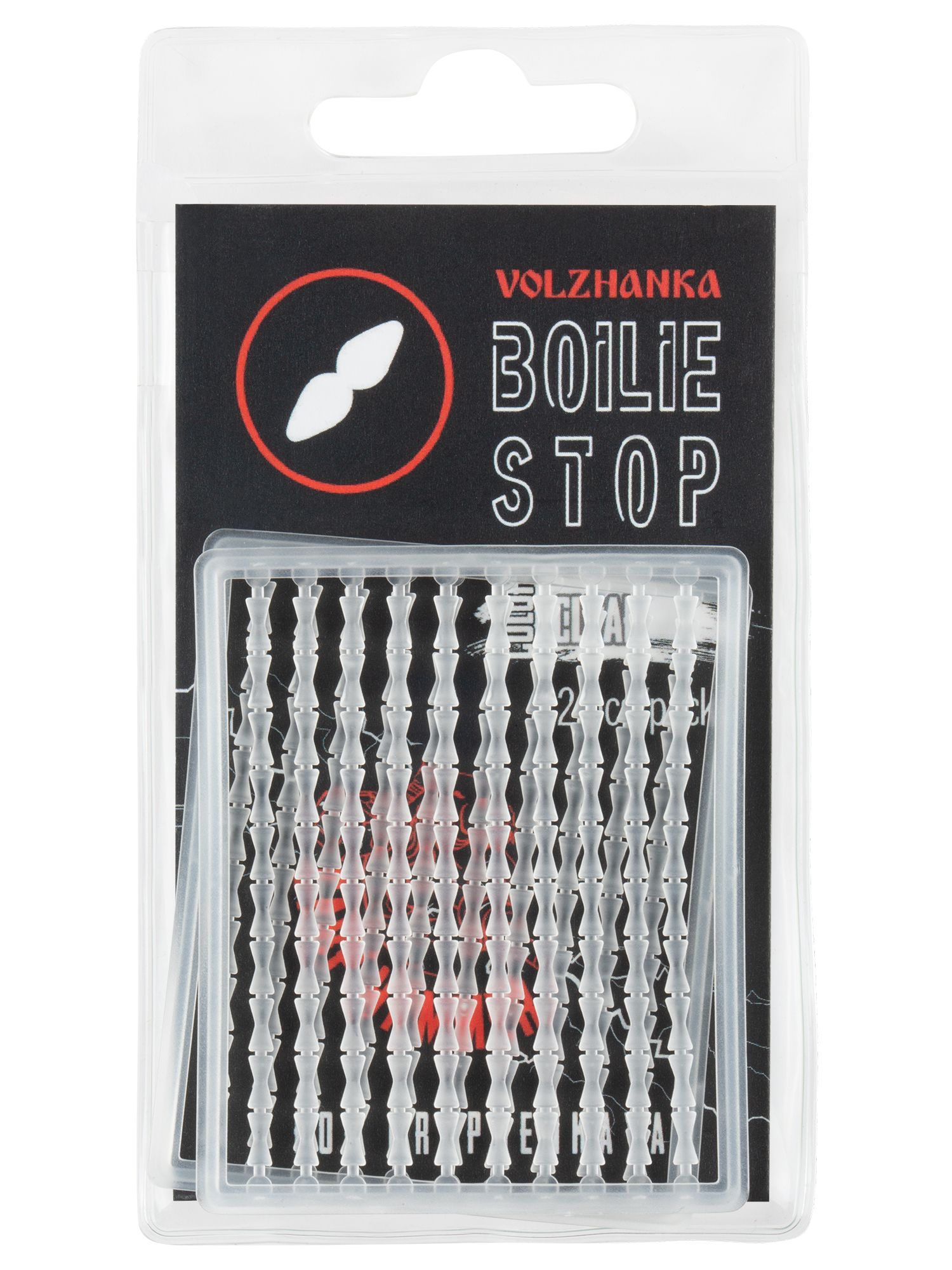 Carp Hammer Стопора для бойлов "Volzhanka Boilie Stop " цвет Clear (2шт/уп)