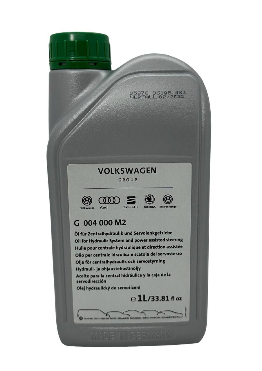 Жидкость для гидроусилителя руля VAG Power Steering Fluid 1л G004000M2 -  купить по выгодной цене в интернет-магазине OZON (1017303020)