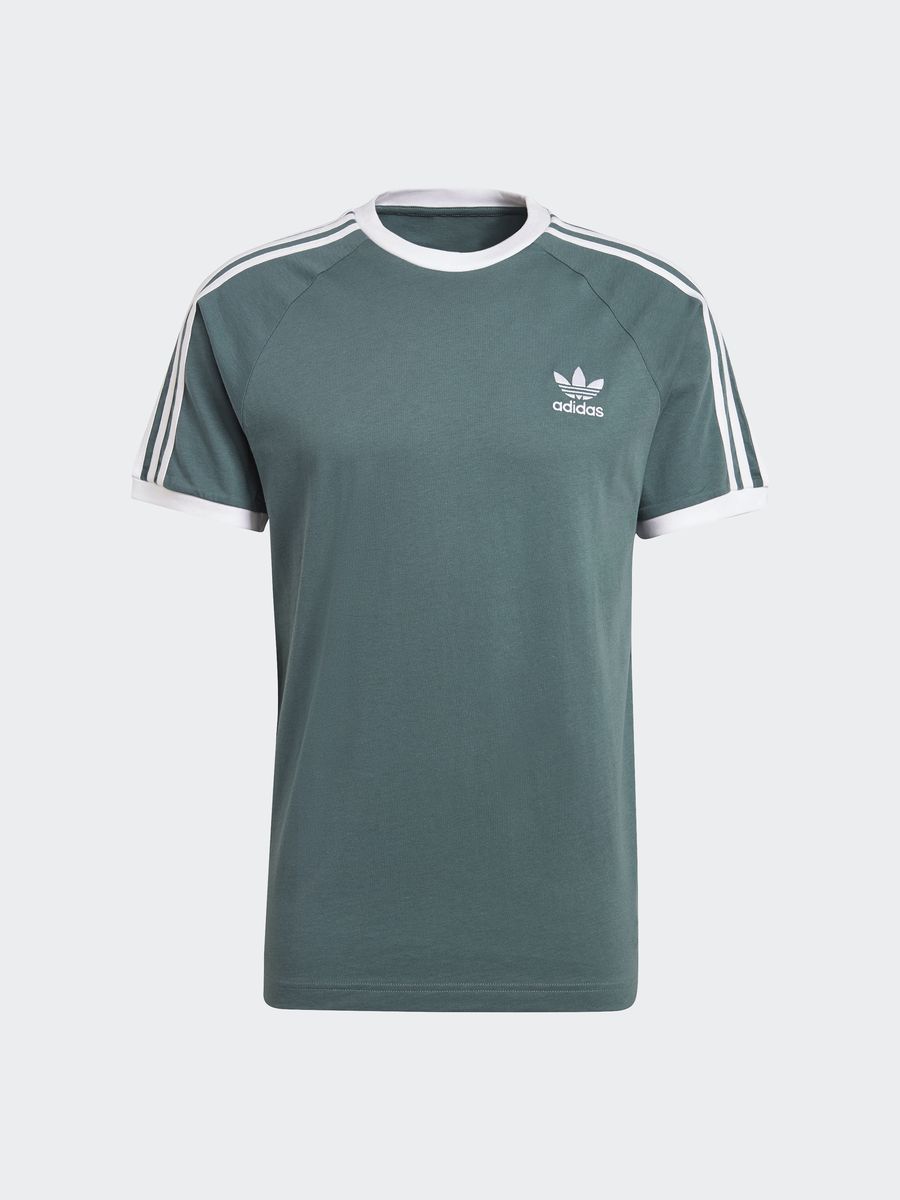 Adidas green t on sale shirt