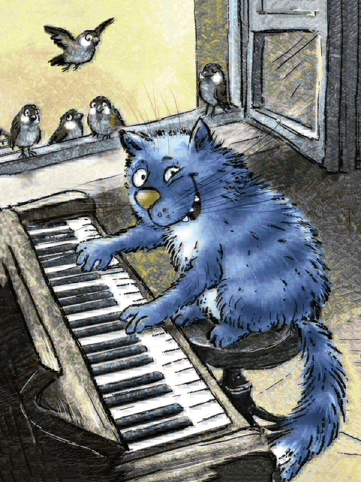 Синий кот группа