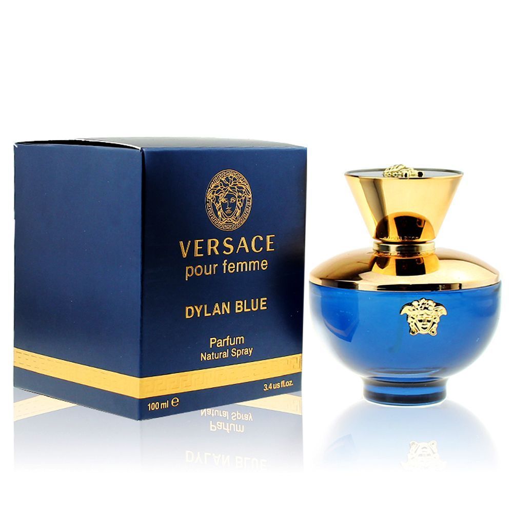 Версаче дилан. Versace pour femme Dylan Blue 100ml. Духи Версаче Дилан Блю женские.