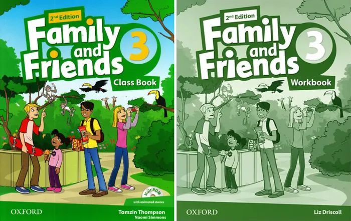 Family And Friends 3 (2nd Edition) Class Book + Workbook + CD.