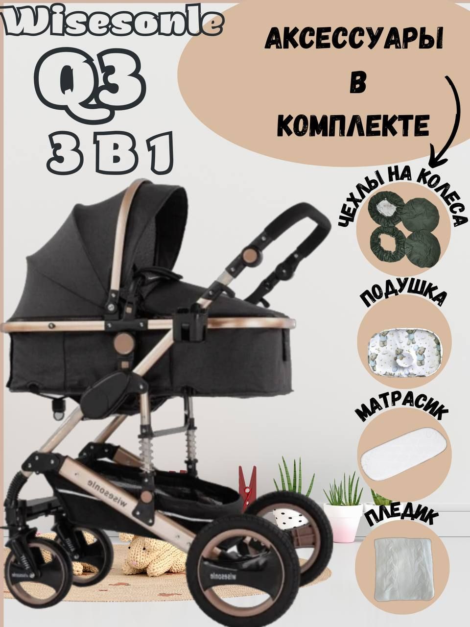 Коляска wisesonle 3в1. Коляска wisesonle сборка. wisisonly коляска голубая. wisesonle 3в1 синяя.