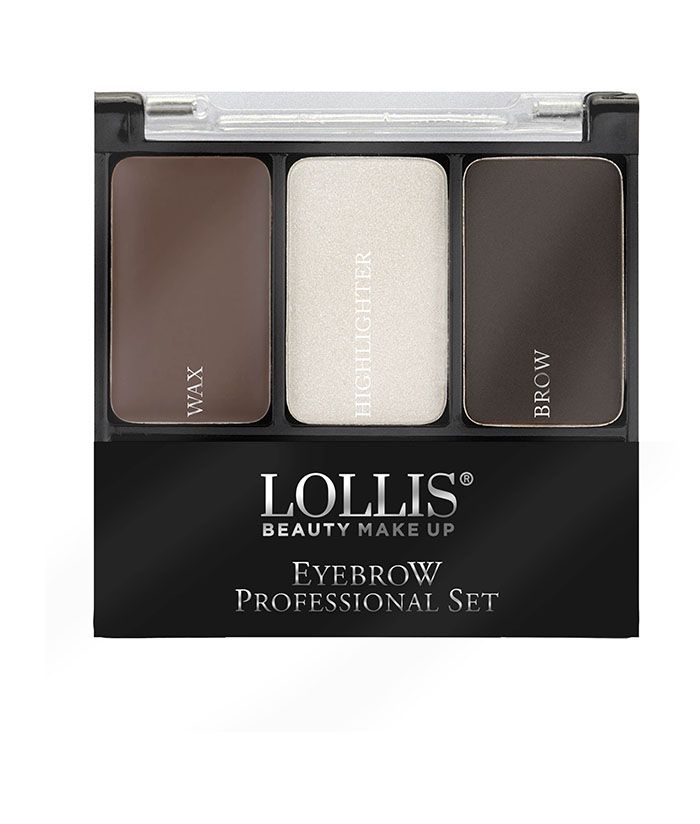 LOLLIS Тени для бровей Eyebrow Professional Set тон 03 Dark 5г