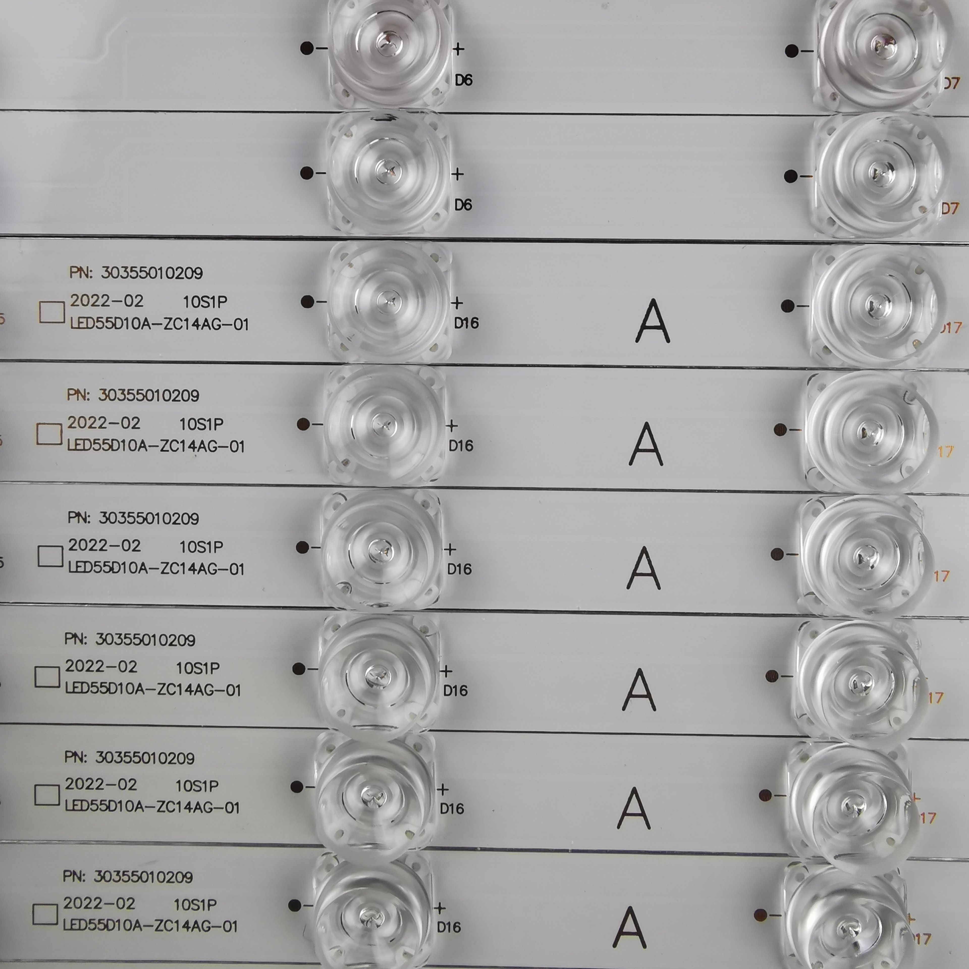 Подсветка для TELEFUNKEN TF-LED55S37T2SU; ERISSON 55ULES76T2; KIVI 55UX10S; HAIER LS55H310G; LED55D10A-ZC14AG-01; LED55D10B-ZC14AG-01