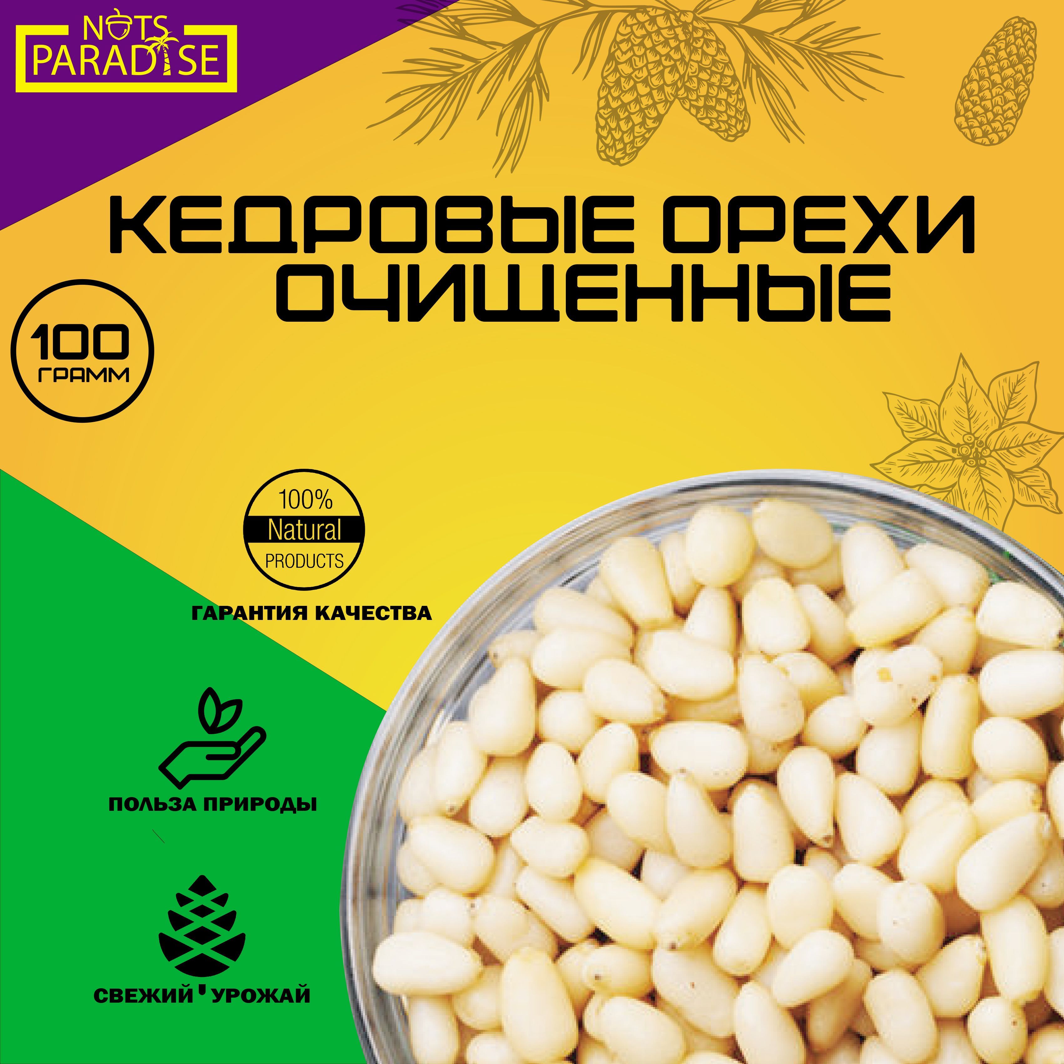 Кедровые орехи очищенные, Nuts Food, 100 г. УРОЖАЙ 2022! - купить с  доставкой по выгодным ценам в интернет-магазине OZON (1036208043)