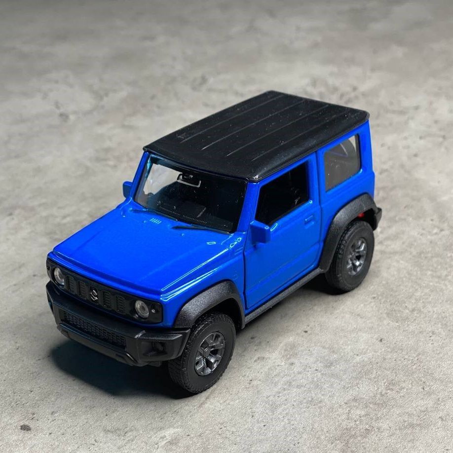 Металлическая машинка Welly SUZUKI JIMNY 2001 Сузуки Джимни, инерционная,  цвет Синий - купить с доставкой по выгодным ценам в интернет-магазине OZON  (978430573)