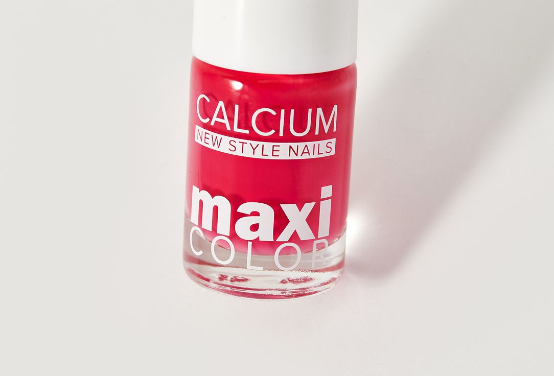 лак для ногтей maxi color calcium