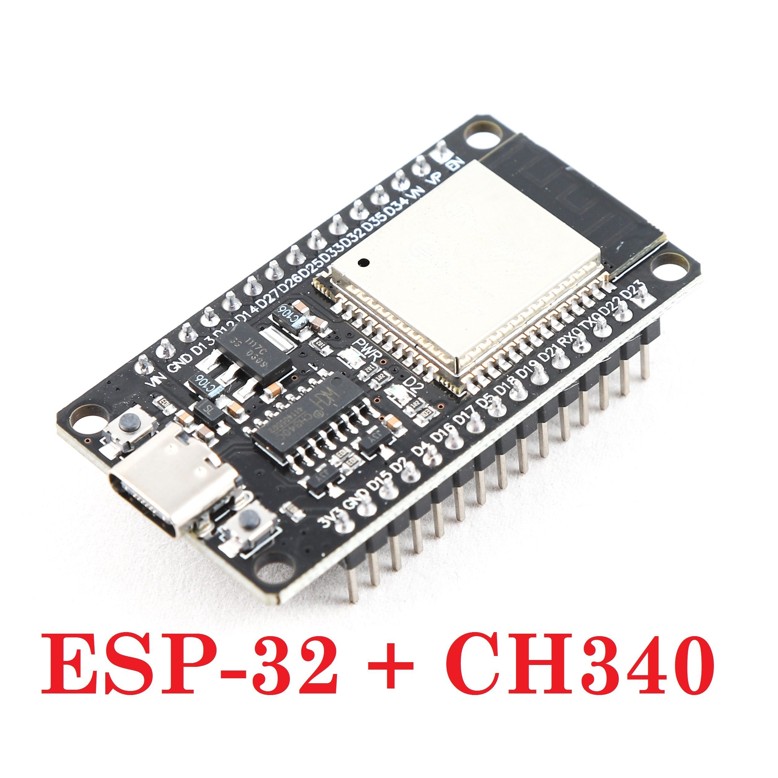 ESP32 Wroom-32 30pin USB CH340C, Wi-Fi + Bluetooth электронный модуль