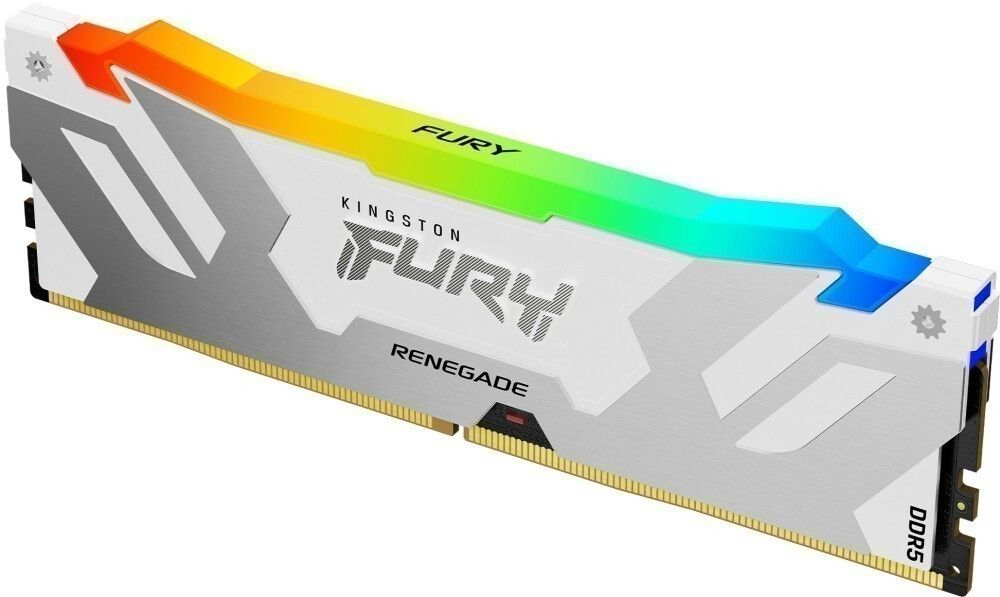 Kingston Fury Оперативная память Renegade White RGB DDR5 6800 МГц 1x16 ГБ (KF568C36RWA-16)