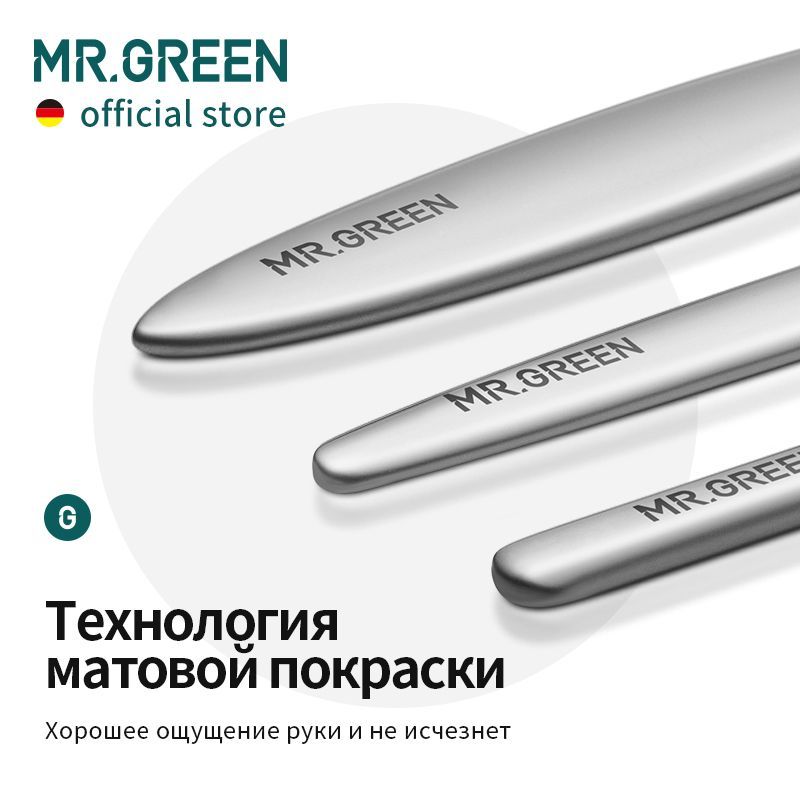 MR.GREEN Набор для педикюра ухода за ногтями нержавеющей стали Инструм(图3)