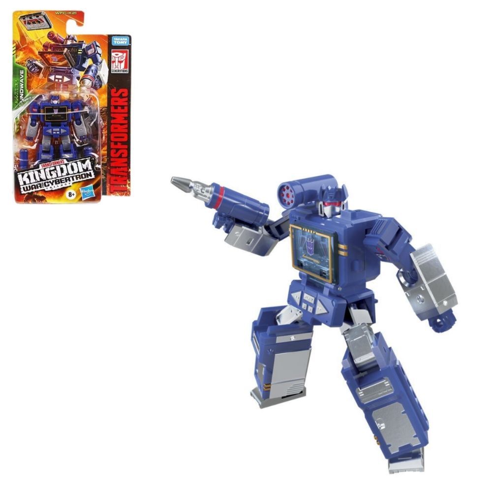 Hasbro Игрушки-трансформеры Generations War for Cybertron: Kingdom Core  Class Фигурка WFC-K21 Soundwave Action - от 8 лет и старше, 3,5 дюйма -  купить с доставкой по выгодным ценам в интернет-магазине OZON (1140328910)