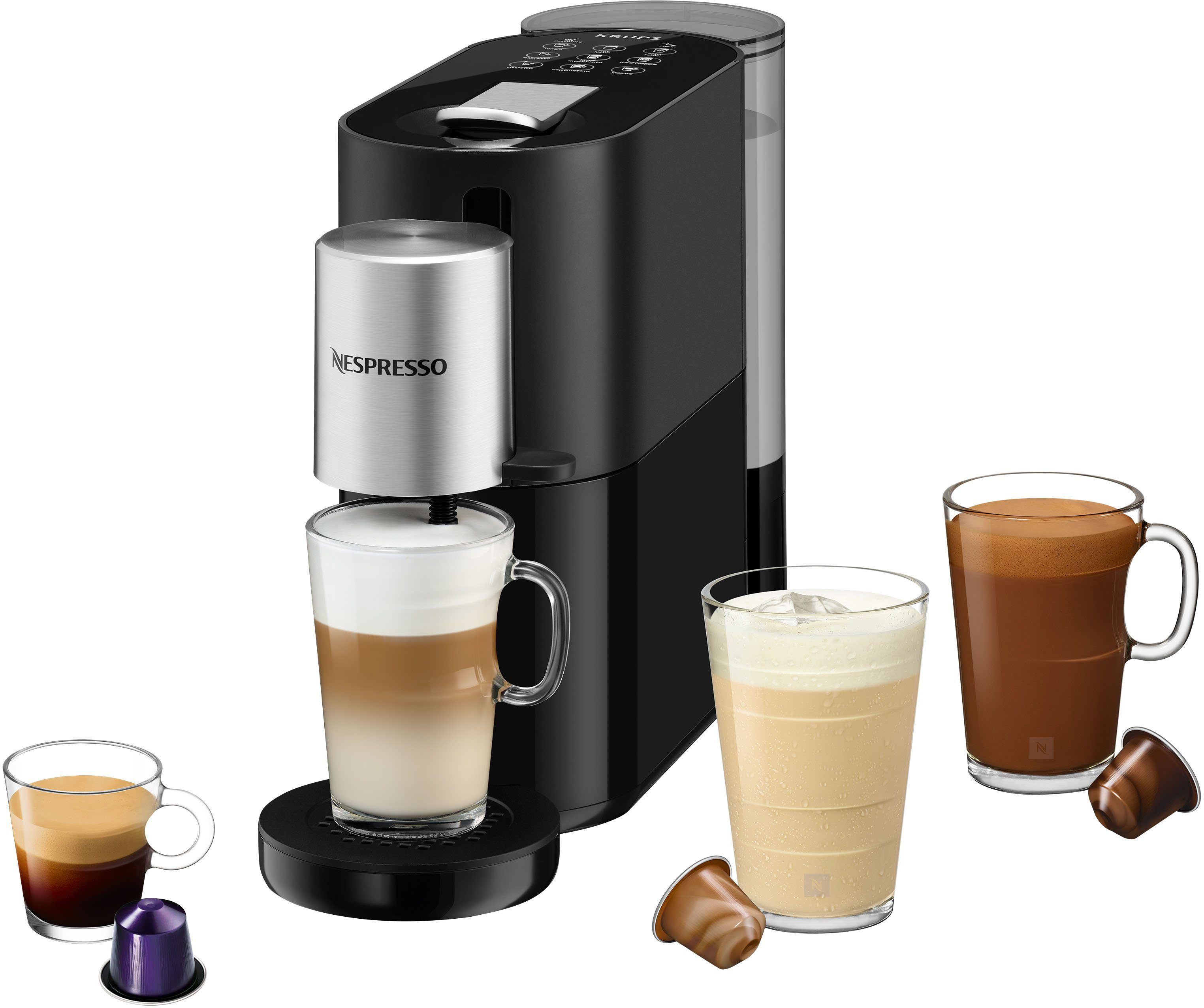 Nespresso atelier. Krups Nespresso xn890810. Кофемашина Крупс капсульная неспрессо.