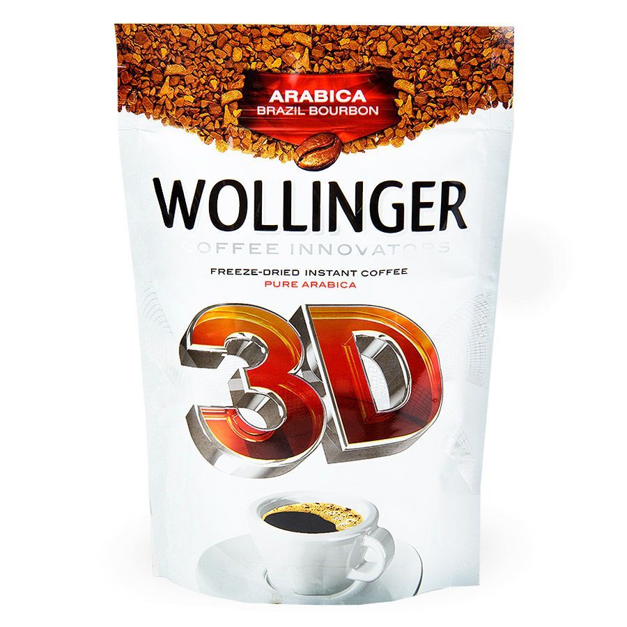Perfect coffee 3d. Кофе растворимый Wollinger 3d. Кофе 3д Волингер. Кофе «Wollinger» 3d 95г Кристал. Пакет. 3 Кофе Wollinger 3d растворимый 75гр.
