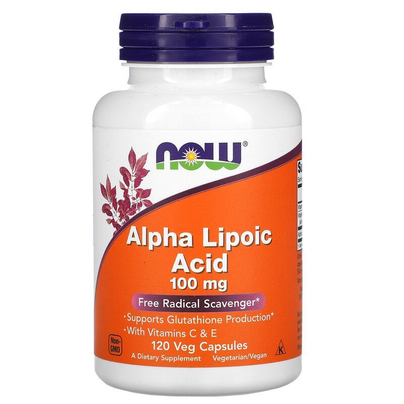 Альфа-липоевая кислота NOW Alpha Lipoic Acid ALA 100 мг 120 вег. капсул купить на OZON по низкой цене (1747087895)