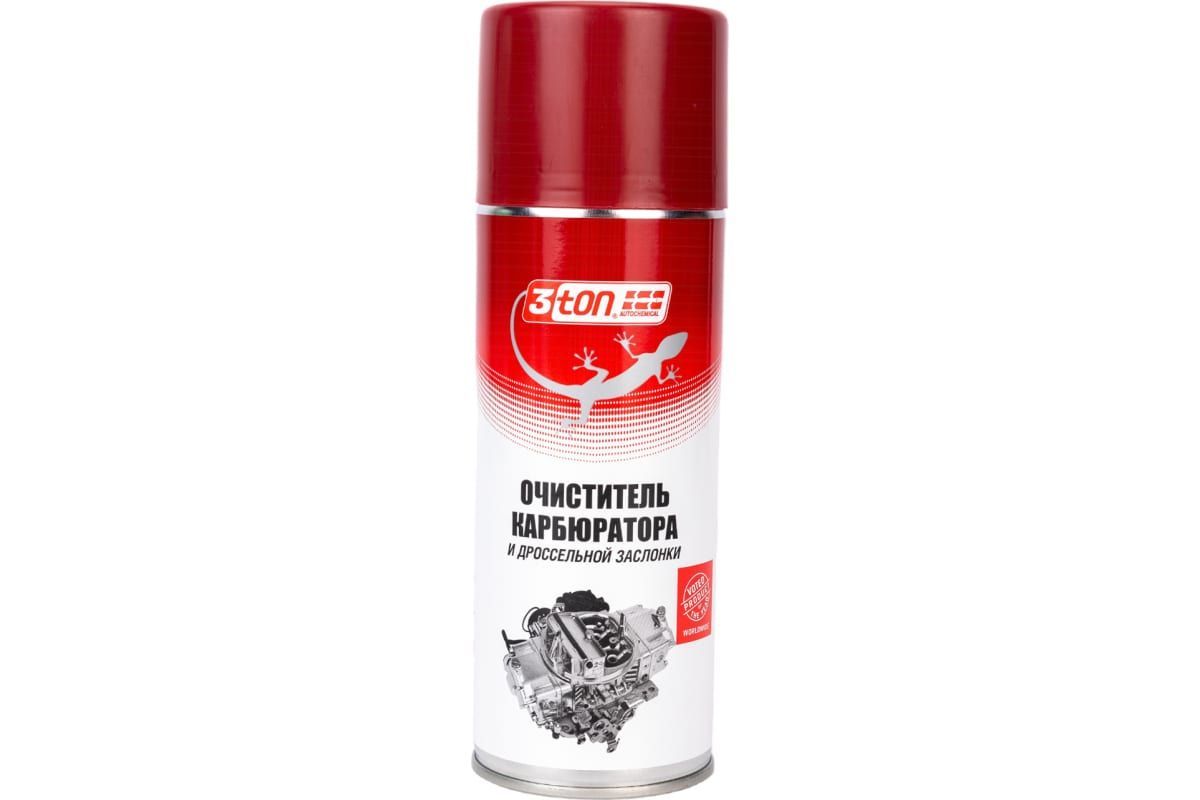 Очиститель карбюратора 3ton ТС-509 CARBURETOR CHOKE & VALVE CLEANER 520мл 40022 аэрозоль