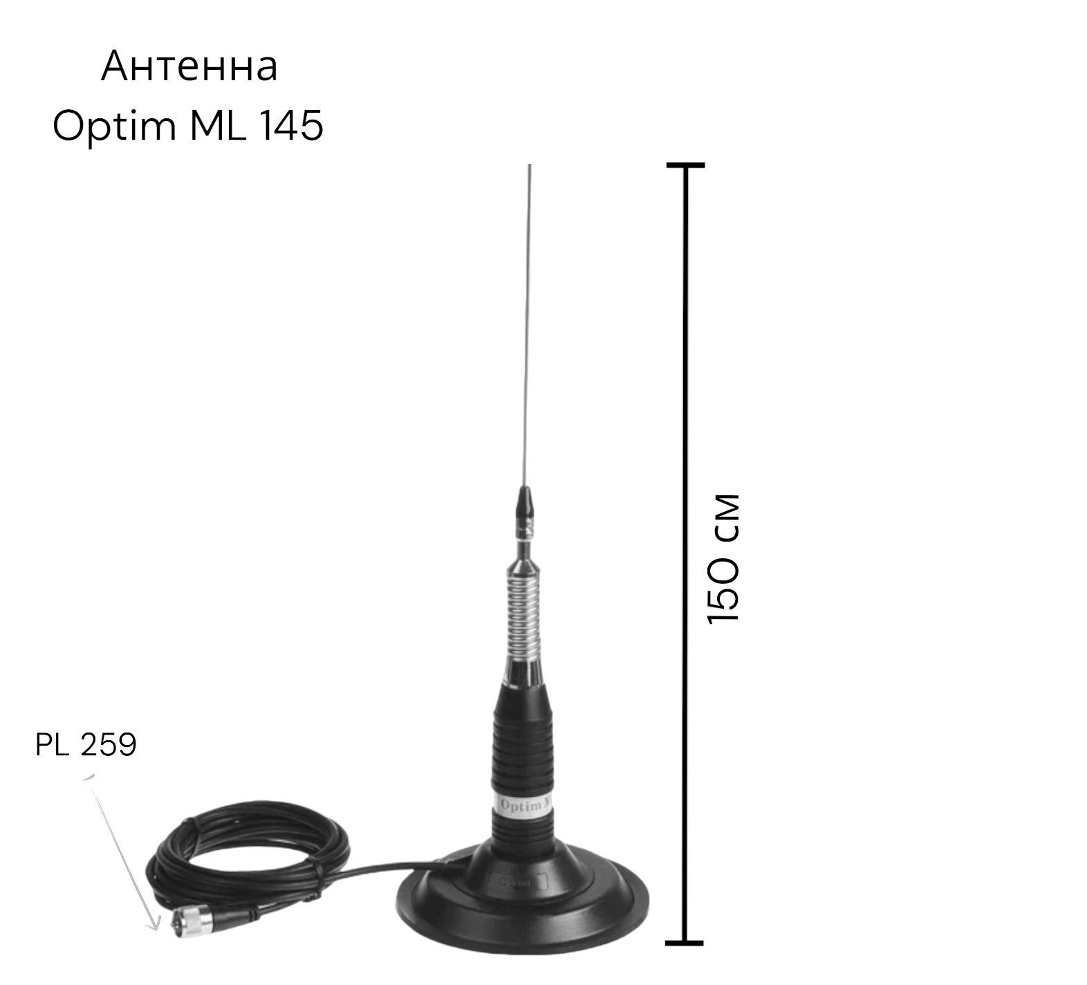 Антенна ml 145 optim. Антенна ml 145 optim