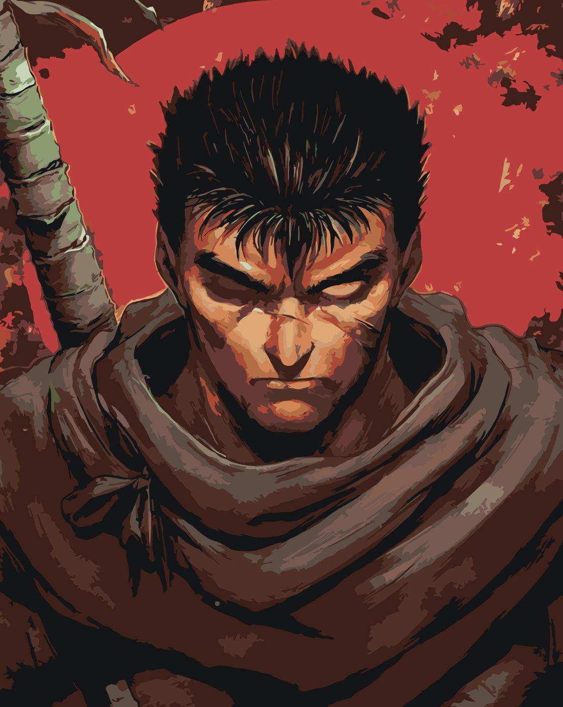 картина по номерам Аниме Берсерк Гриффит Гатс Berserk - купить с доставкой  по выгодным ценам в интернет-магазине OZON (1191942982)