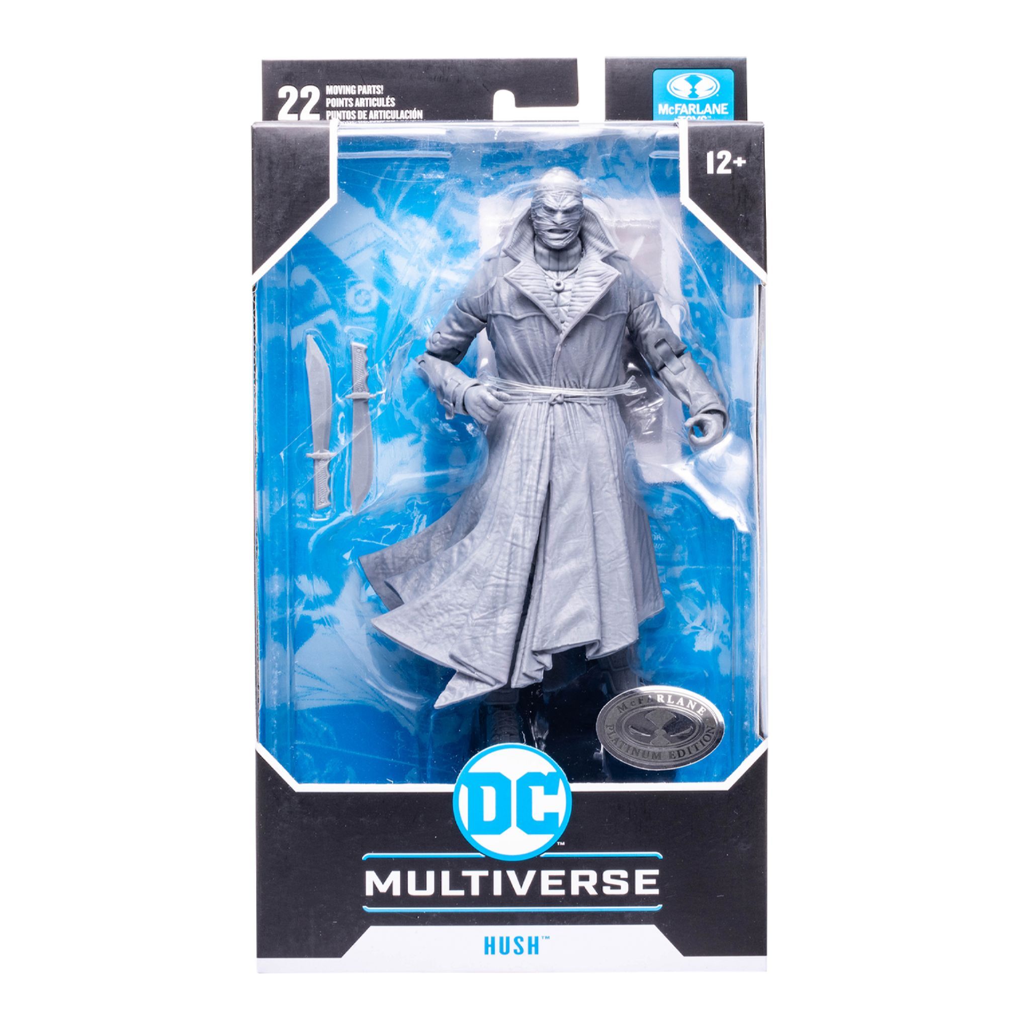 Фигурка McFarlane DC Multiverse Batman Hush - The Hush Artist Proof  Platinum Edition CHASE Figure MF15238 - купить с доставкой по выгодным  ценам в интернет-магазине OZON (1193437520)