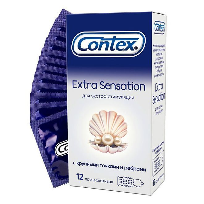 Презервативы Contex Extra Sensation, 12 шт.