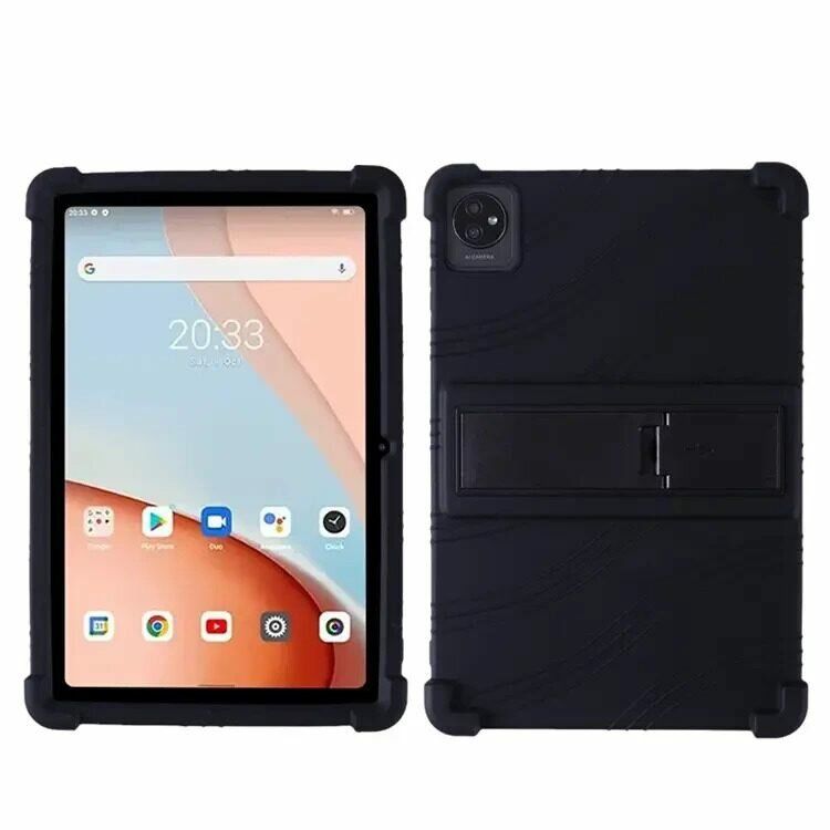 Силиконовый чехол для Blackview OSCAL Pad 60, OSCAL Pad 70, Blackview Tab 7 WiFi, Tab 8 WiFi (черный)