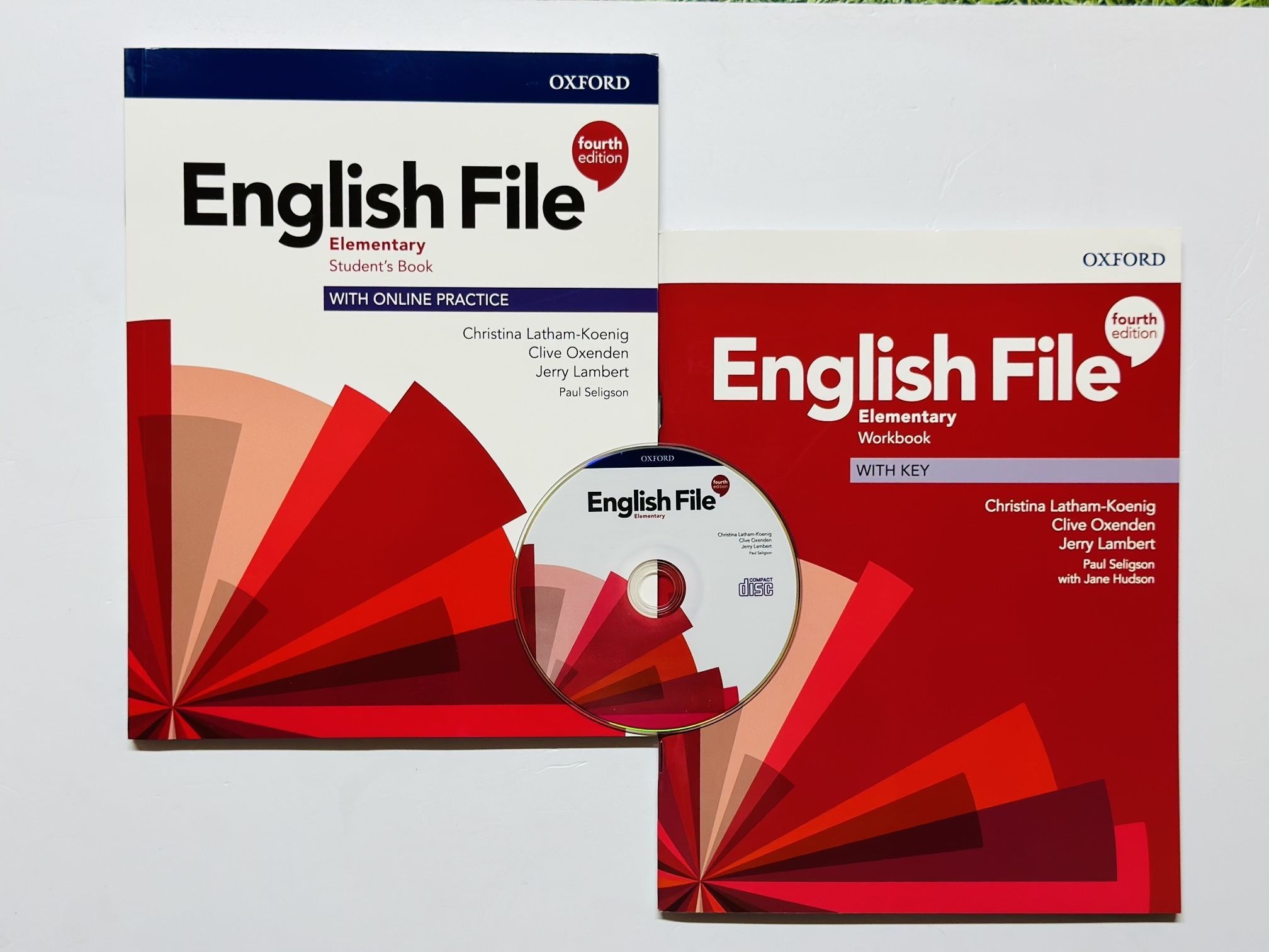 English File 4th Fourth edition Elementary Комплект Student's Book + Workbook + CD