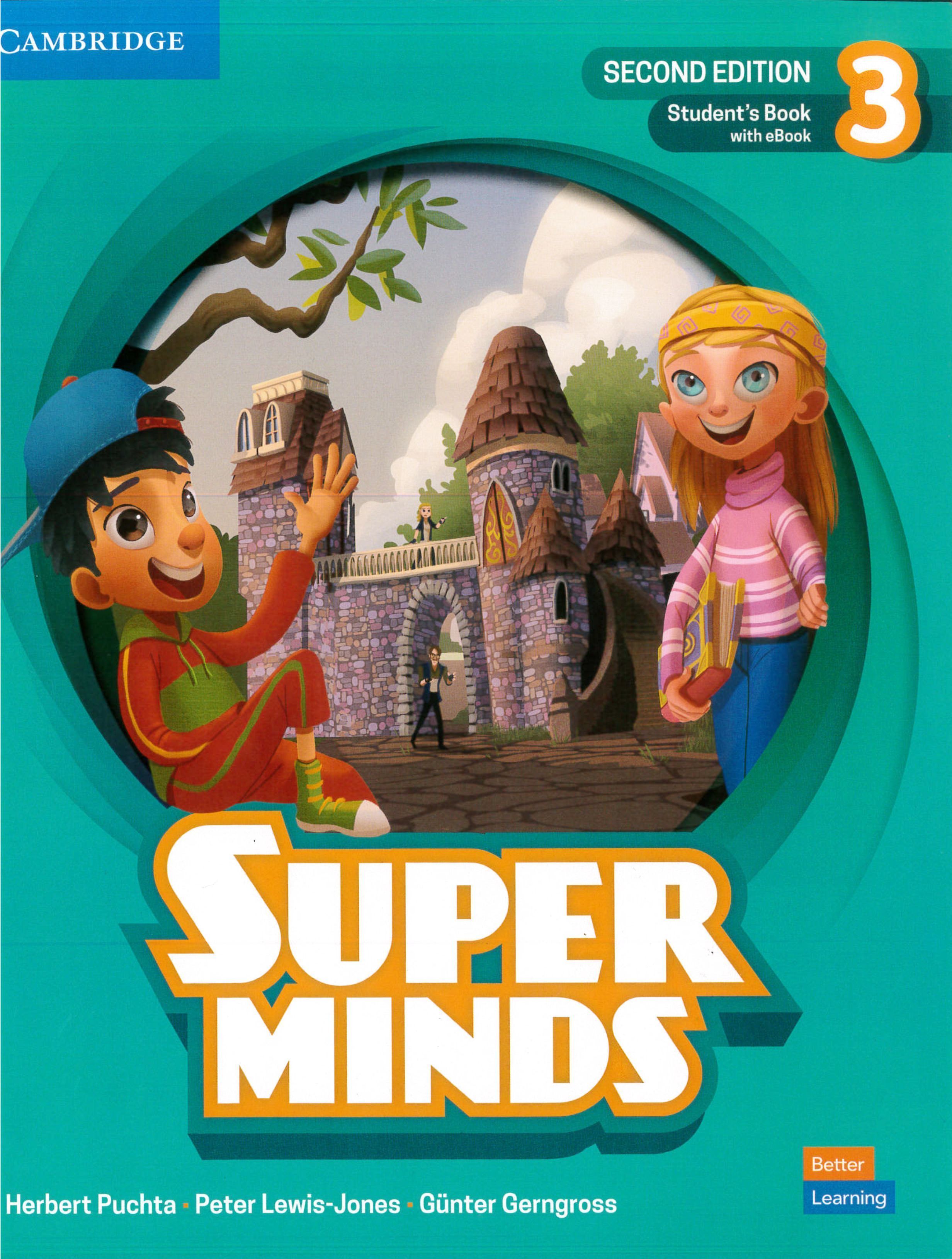 Super Minds 3 2nd edition ПОЛНЫЙ КОМПЛЕКТ: Учебник + Рабочая Тетрадь +  CD/DVD second edition Herbert Puchta