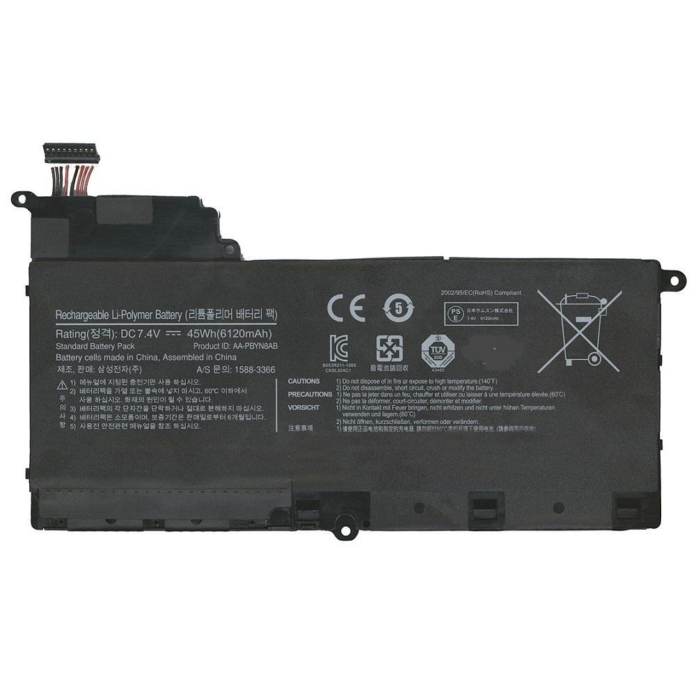 Аккумуляторная батарея для ноутбука 530U4B NP530U4B (AA-PBYN8AB) 7.4V 6120mAh