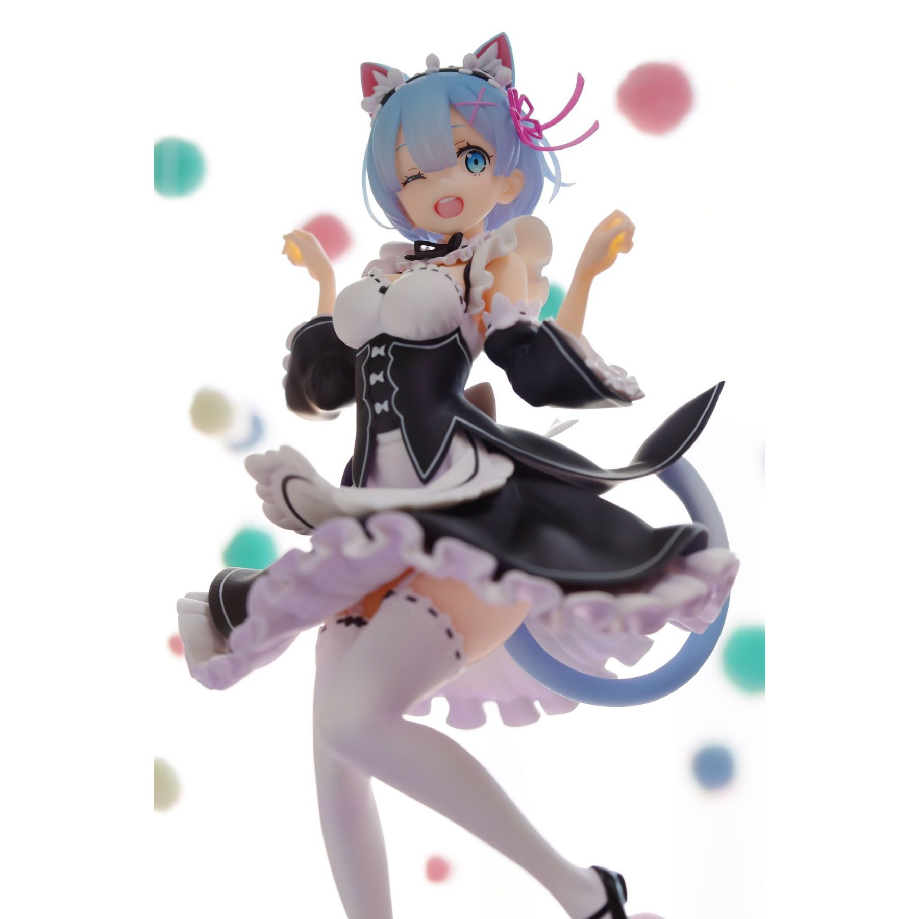 Аниме-фигурка Re:ZERO Rem Кошачье ушко горничной 23см - купить с доставкой  по выгодным ценам в интернет-магазине OZON (1227356727)