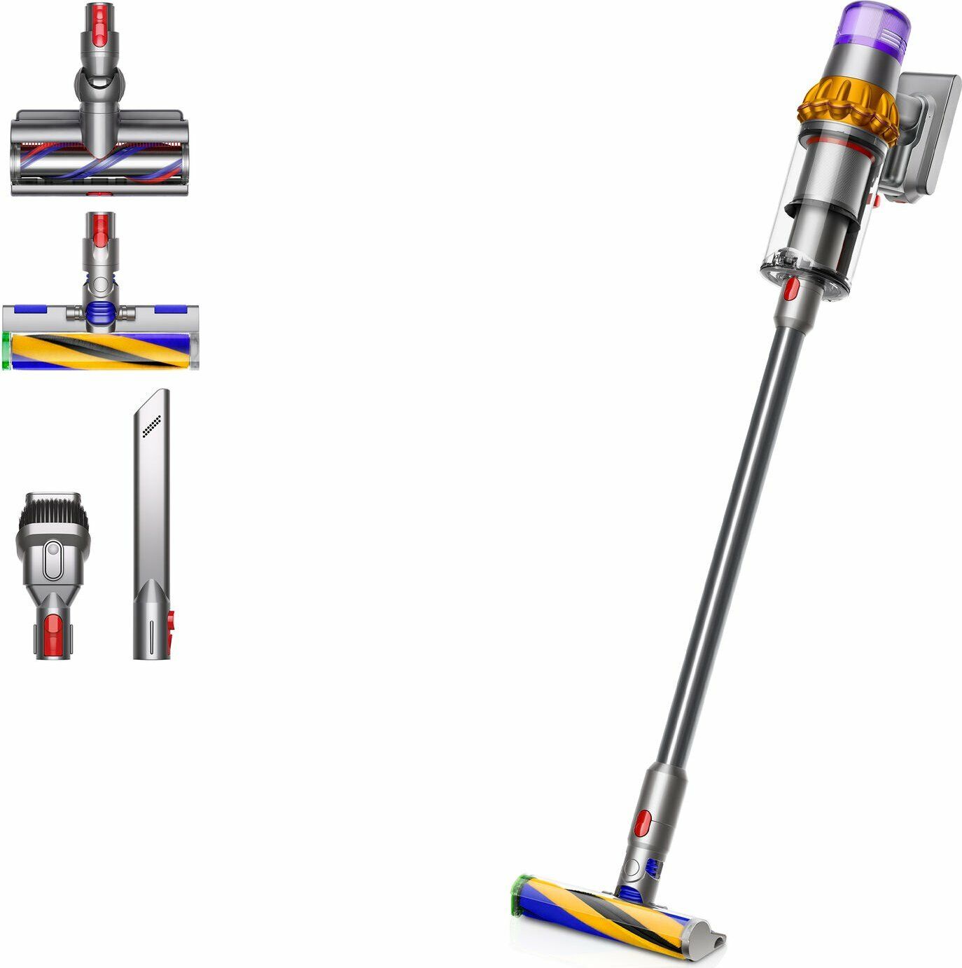 Как разобрать беспроводной пылесос дайсон Пылесос Dyson V15 Absolute Detected / Yellow & Nickel / Вертикальный - купить с 