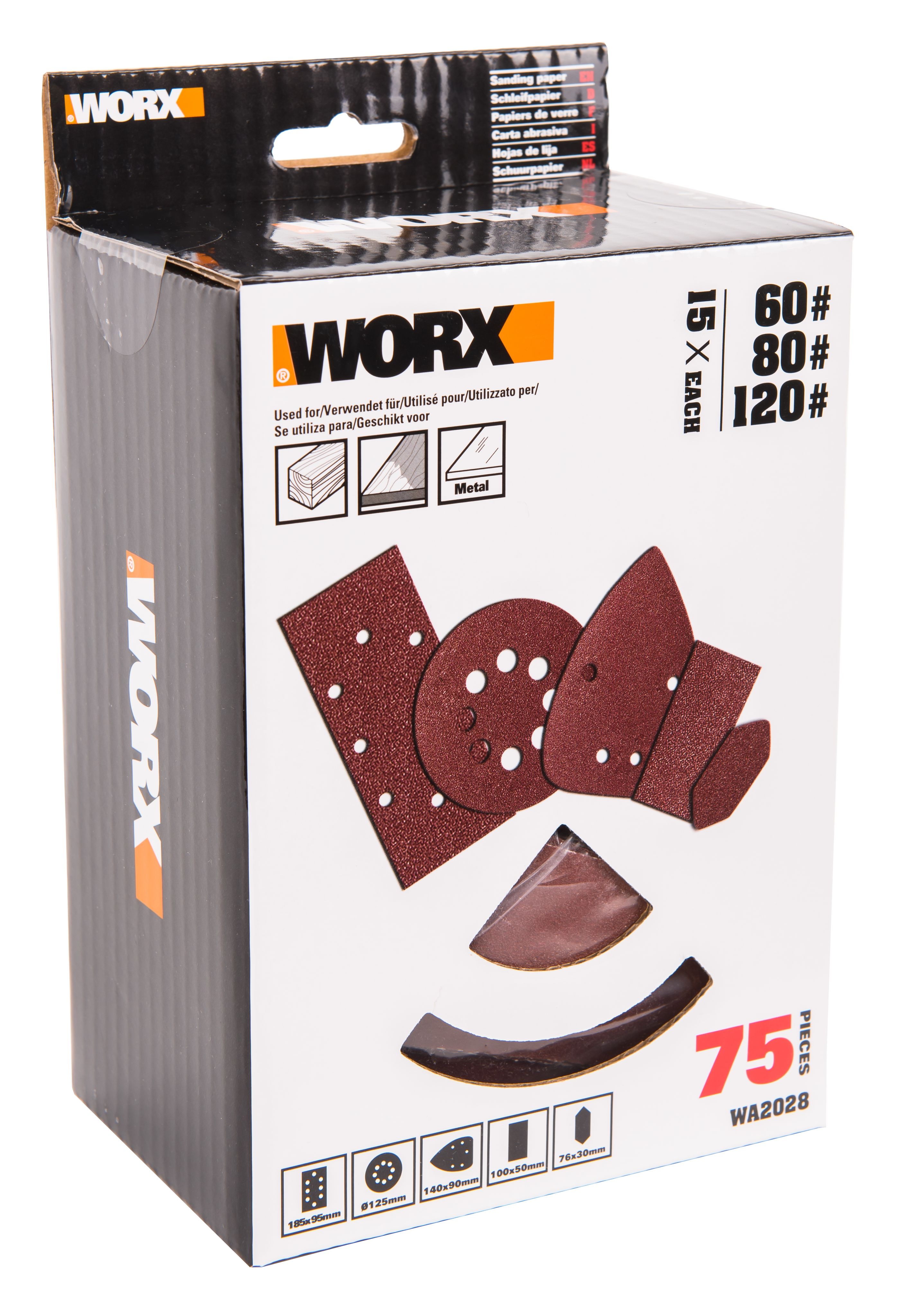 Набор шлифовальных листов. Worx набор. Круг шлифовальный Worx wa6074.