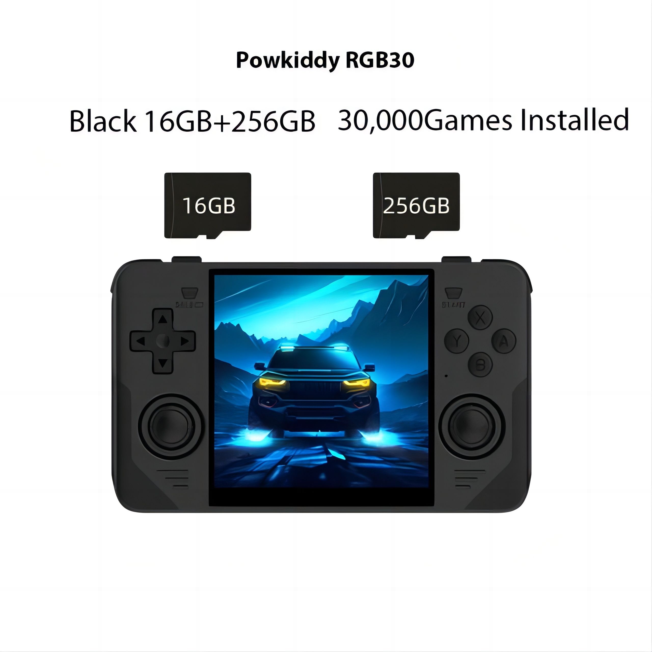 Powkiddy RGB30 4,0-дюймовый IPS-экран, портативная игровая консоль,  установленный эмулятор 10000+ игр, аккумулятор 4100 мАч, система Linux,  подарок ...