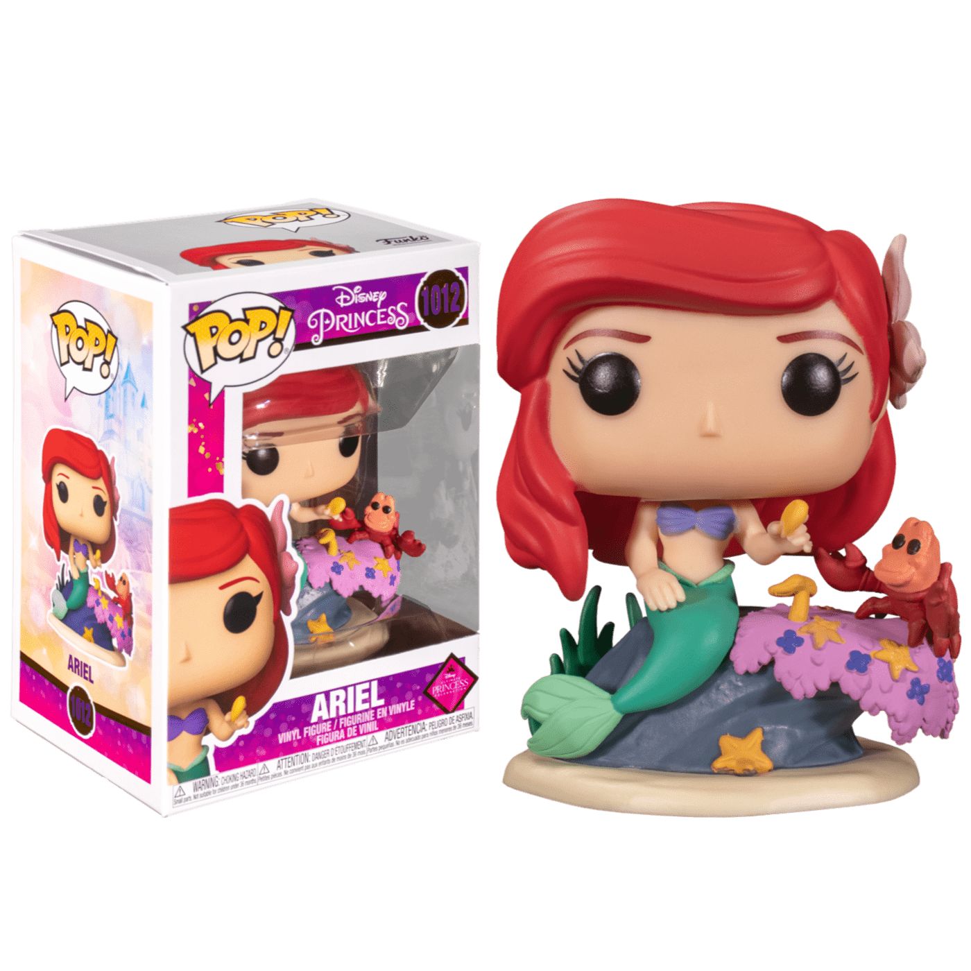 Фигурка Funko Pop! Little Mermaid: Ariel Ultimate Princess (Фанко Поп  Русалочка Ариэль) - купить с доставкой по выгодным ценам в  интернет-магазине OZON (1277685244)