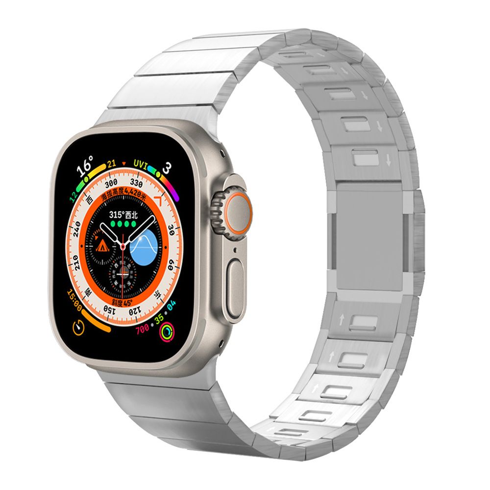 МеталлическиймагнитныйремешокизнержавеющейсталидляApplewatchUltra249MMсерии9876se424445MMбраслет