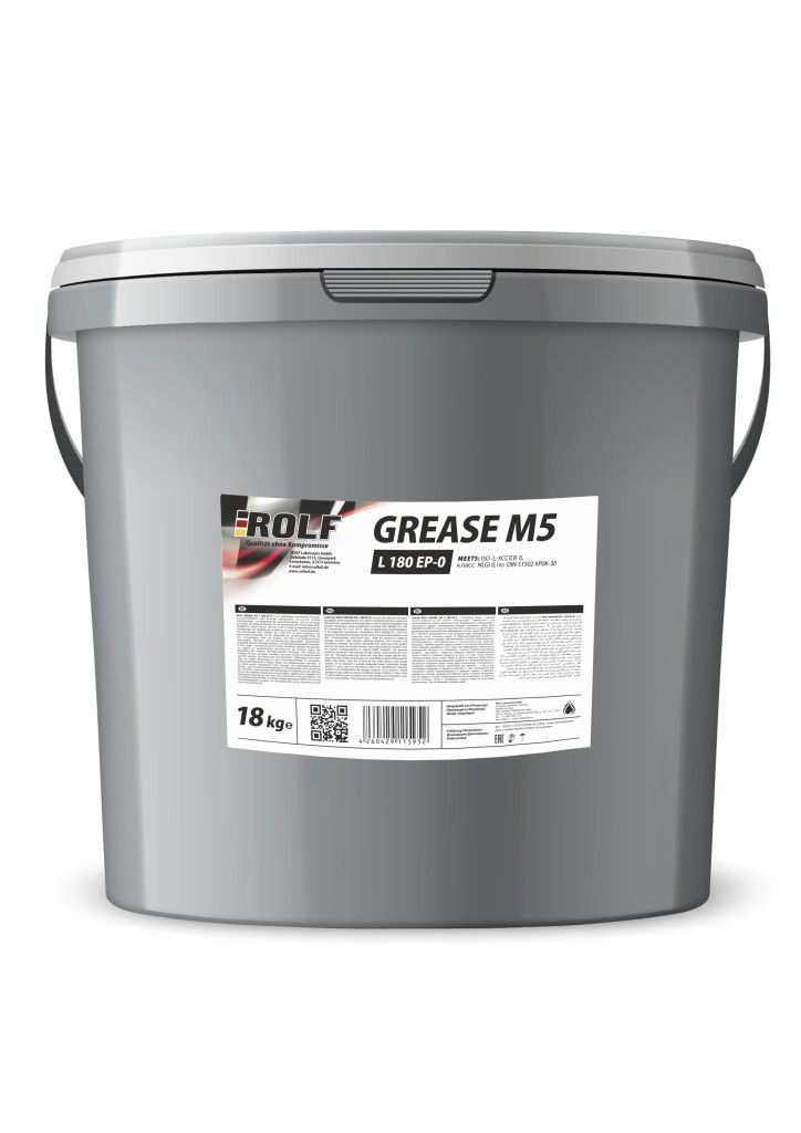 Смазка ROLF GREASE M5 L 180 EP-0 18кг пластик