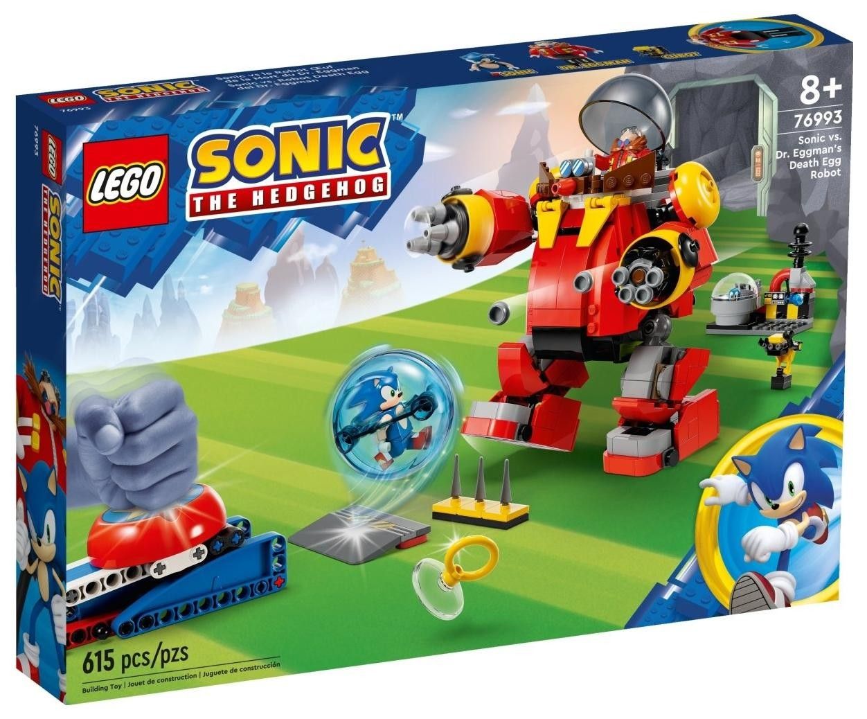 LEGO Sonic the Hedgehog 76993 Sonic против Доктора Эггмана и Роба  смертельного яйца - купить с доставкой по выгодным ценам в  интернет-магазине OZON (1301956207)