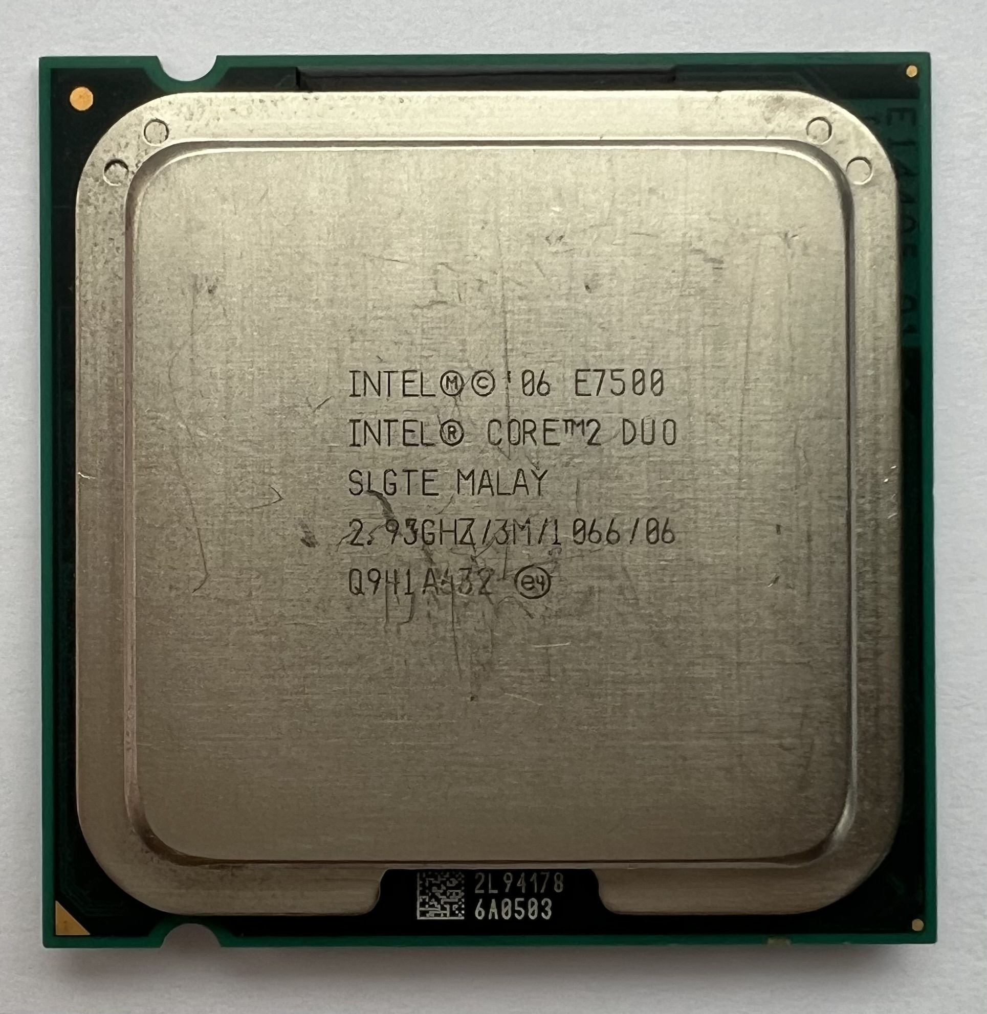 Процессор Intel Core 2 Duo E7500