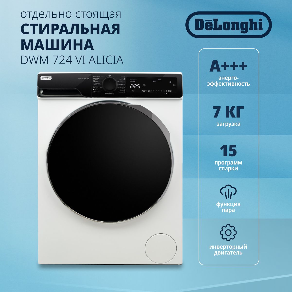 Стиральная машина Delonghi Julia l 724 vi. Delonghi DWM 1145 vi Alicia инструкция Размеры.