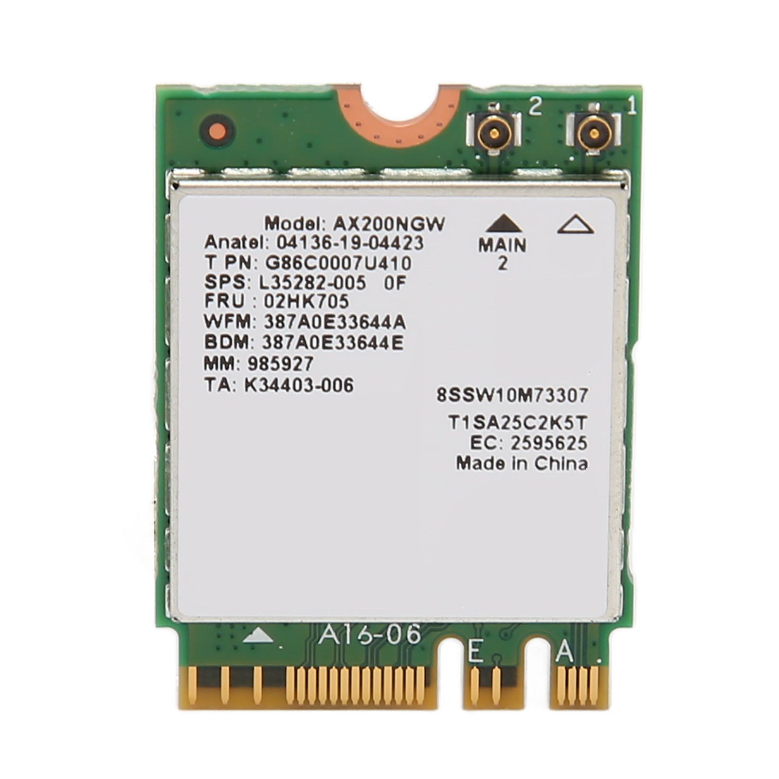 Intel wifi 6 ax200