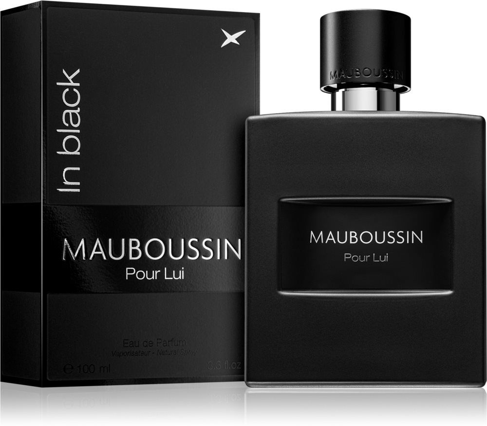 Парфюмерная вода man in black. Mauboussin pour lui in Black EDP 100 ml. Pour lui in Black 100 мл. Mauboussin 100 ml. Мабуссин Парфюм.