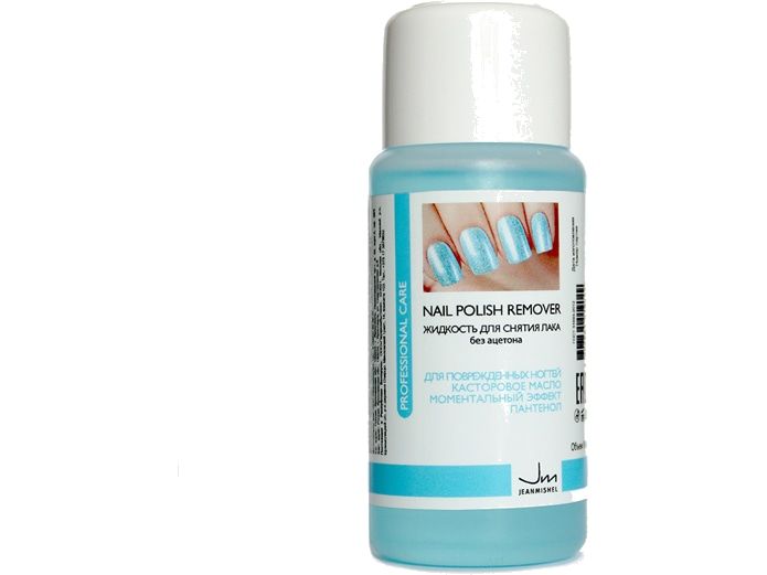 Жидкость для снятия лака без ацетона Jeanmishel Nail polish remover