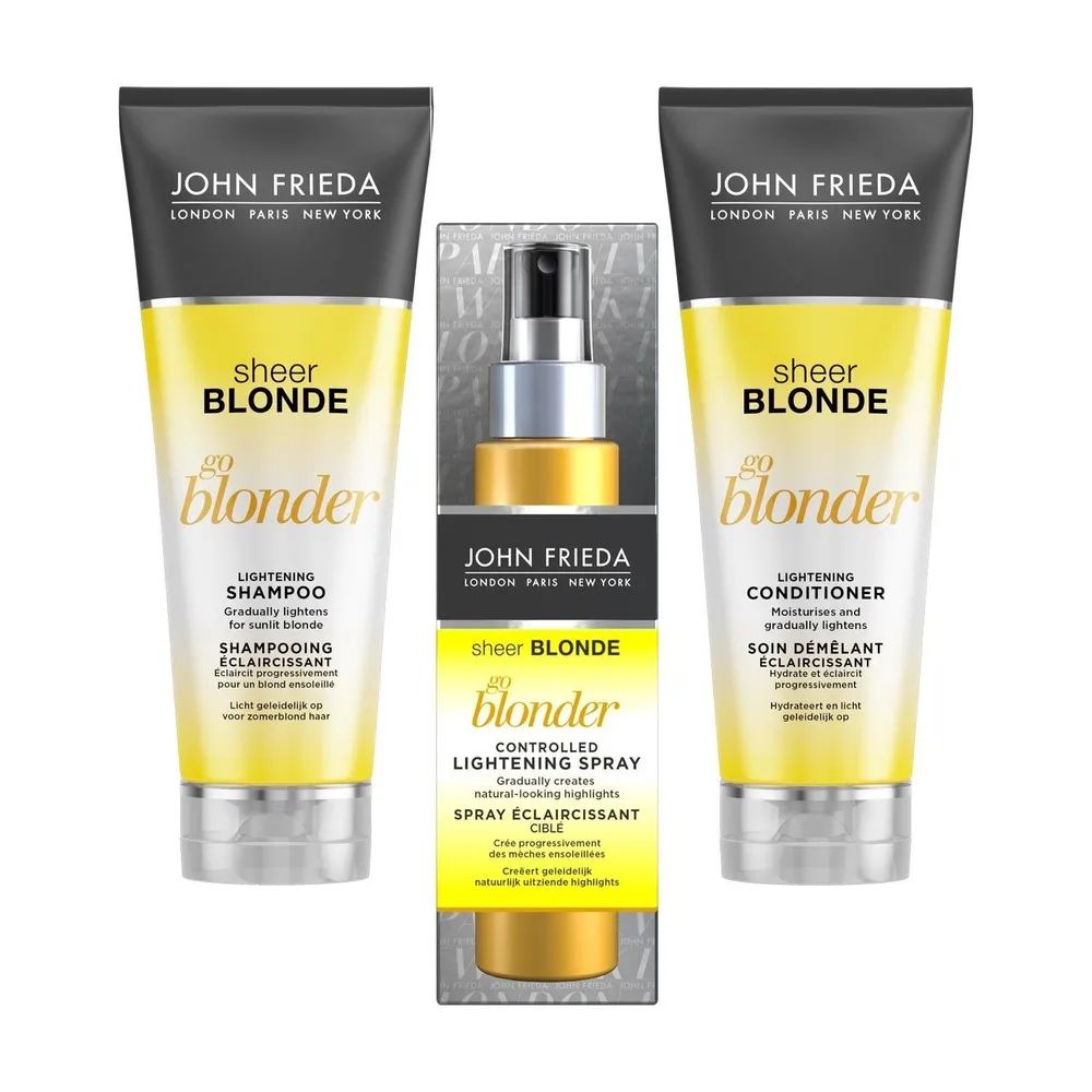 John frieda осветляющий. Джон Фрида блонд. John Frieda.