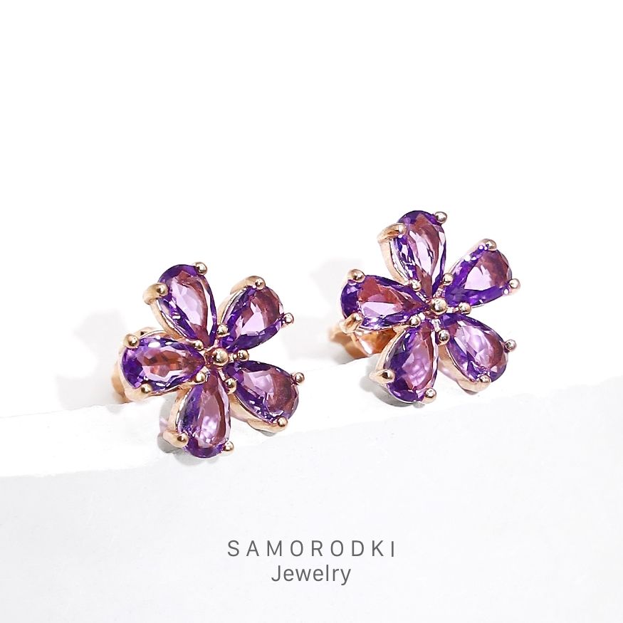 СерьгиженскиеSAMORODKIJewelryсеребро925,гвоздики